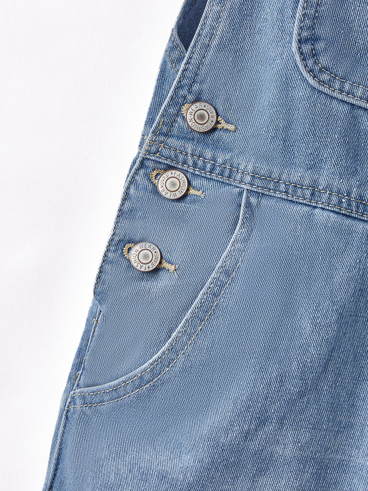 Donna Casuale Denim pagliaccetto