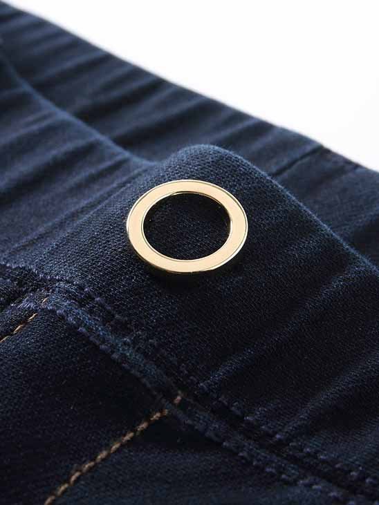 Stretto Casuale Alta elasticità vello Termico Jeans