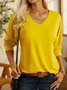 Donna Casuale Top Tunica Camicetta Camicia Maglione