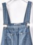 Donna Casuale Denim pagliaccetto