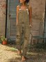 Donna Casuale Denim pagliaccetto