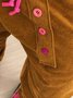 Casuale Dritto Pantaloni
