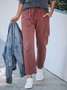 Cotone-miscela Pantaloni