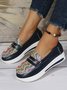 Di peso leggero Coccodrillo Stampare Colorblock Scarpe