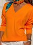 Donna Casuale Top Tunica Camicetta Camicia Maglione