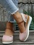 Multicolore Estate Vacanza Metallo Quotidiano Pelle scamosciata finta Sandali con tacco espadrille Standard EVA Zeppe e Piattaforme per Donna