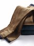 Stretto Casuale Alta elasticità vello Termico Jeans