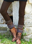 Casuale Vestibilità regolare Casuale Pantaloni