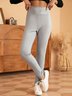 Nozioni di base Magro Solido Leggings